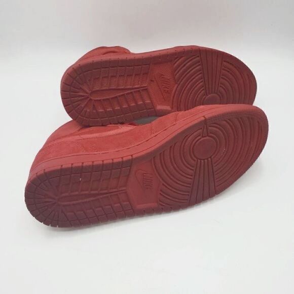 NIKE AIR JORDAN 1 2016 RETRO HIGH TRIPLE GYM RED SUEDE [332550-603] Size 8 - Picture 11 of 16